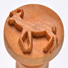 MKM Deer 2.5cm wood stamp